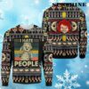 I Hate People Horror Doll Chucky Ugly Christmas Sweater 4 4