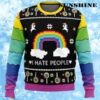 I Hate People Unicorn Ugly Christmas Sweater 1 1