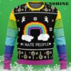 I Hate People Unicorn Ugly Christmas Sweater 3 3