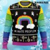 I Hate People Unicorn Ugly Christmas Sweater 4 4