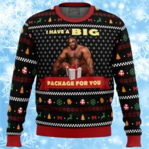 I Have A Big Package For You Funny Quotes Ugly Christmas Sweaters 1 1