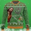 I Saw That Grinch Funny Jesus The Grinch Ugly Christmas Sweater 3 3