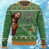 I Saw That Grinch Funny Jesus The Grinch Ugly Christmas Sweater 4 4