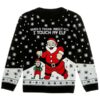 I Touch My Elf Funny Ugly Christmas Sweater 2 2