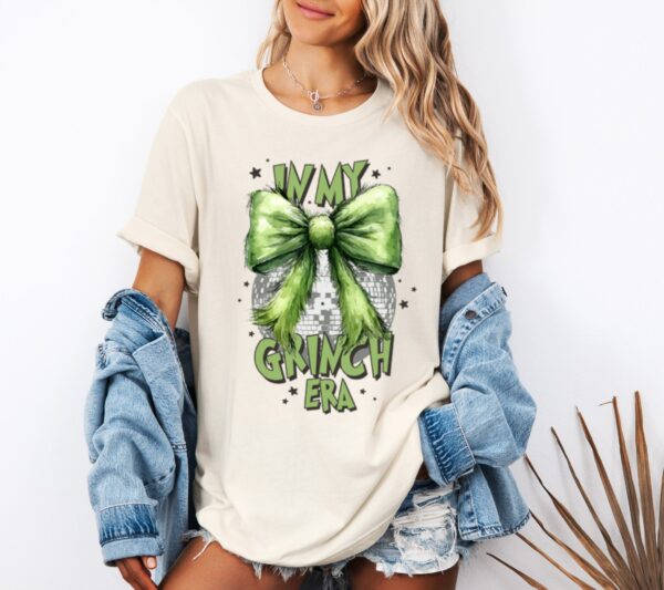 In My Grinch Era Sweatshirt Funny Grinch Sweatshirt Christmas Party Sweatshirt Grinchmas Sweatshirt Grinch Lovers Shirt AKR365 4 1