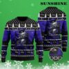 Jack Skellington Ugly Christmas Sweater Ravens 3 3