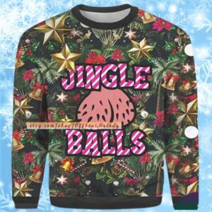 Jingle Balls Funny Plus Size Ugly Christmas Sweaters 1 1