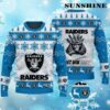 Just Win Baby Las Vegas Raiders Ugly Christmas Sweater 4 4