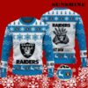 Just Win Baby Las Vegas Raiders Ugly Christmas Sweater 5 5