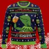 Kermit The Frog Xmas Funny Ugly Christmas Sweaters For Men 5 5