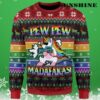 LGBT Pew Pew Madafakas Unicorn Ugly Christmas Sweater 3 3