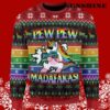 LGBT Pew Pew Madafakas Unicorn Ugly Christmas Sweater 5 5