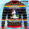 LGBT Unicorn Sweater Christmas Ugly 4 4