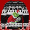 Las Vegas Raiders Grinch Football Best Ugly Christmas Sweaters 2024 5 5