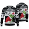 Los Angeles Kings Santa Grinch Ugly Christmas Sweater 2 2