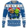 MLB San Diego Padres Baby Groot And Grinch Christmas Ugly Sweater 2 2