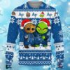 MLB San Diego Padres Baby Groot And Grinch Christmas Ugly Sweater 4 4