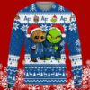 MLB San Diego Padres Baby Groot And Grinch Christmas Ugly Sweater 5 5