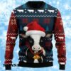 Mens Cow Christmas Sweater Ugly 1 1