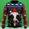 Mens Cow Christmas Sweater Ugly 3 3