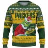 Mens Green Bay Packer Grinch Ugly Christmas Sweater 2 2