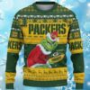 Mens Green Bay Packer Grinch Ugly Christmas Sweater 4 4