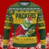 Mens Green Bay Packer Grinch Ugly Christmas Sweater 5 5