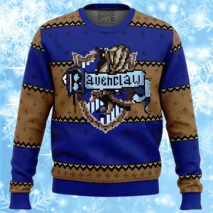 Mens Harry Potter Ravenclaw Ugly Christmas Sweater 1 1