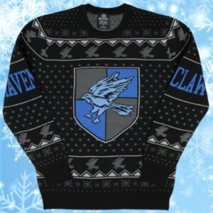 Mens Harry Potter Ugly Christmas Sweater Ravenclaw 1 1