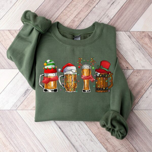 Merry Christmas Beers shirtChristmas Drinking shirt Santa Beer Christmas Lights ShirtBeer Lover shirtChristmas DrinkingChristmas Beers 1