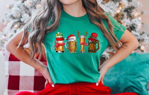 Merry Christmas Beers shirtChristmas Drinking shirt Santa Beer Christmas Lights ShirtBeer Lover shirtChristmas DrinkingChristmas Beers 5