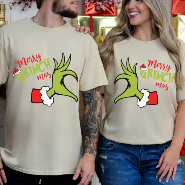 Merry Grinchmas Christmas Sweatshirt shirt for Couples Christmas Couples Matching Sweatshirt Shirt Grinch Couple Sweatshirt Shirt 10 1