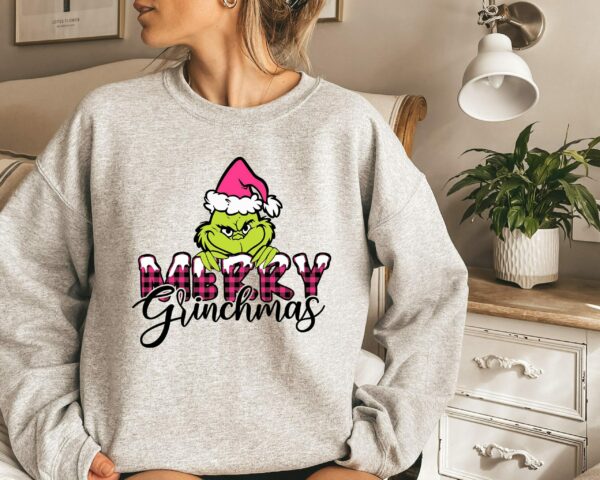 Merry Grinchmas Grinchmas Sweatshirt Grinchmas Sweater Funny Grinchmas Tee Grinchmas Family Tee Grinchmas Sweater Winter Sweatshirt 1