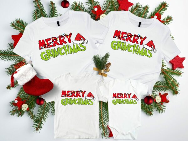 Merry Grinchmas Sweatshirt Grinch Holiday Shirt Funny Family Shirt Christmas Gifts Shirt Whimsical GRINCHMAS Sweater Christmas Gift Idea 2 2 1