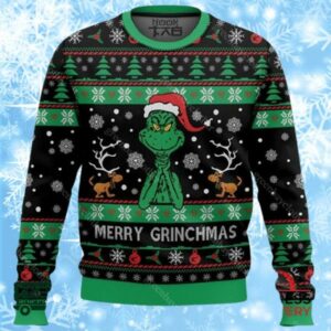 Merry Grinchmas The Grinch Movie Ugly Christmas Sweater 1 1