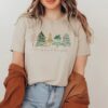 Merry and Bright Trees Womens Christmas Shirt Womans Holiday ShirtChristmas GiftChic Winter ShirtCute Holiday TeeChristmas Tree Shirt 5