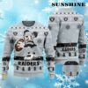 Mickey Football Player Las Vegas Raiders Ugly Sweater 4 4