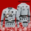 Mickey Football Player Las Vegas Raiders Ugly Sweater 5 5