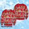 Mickey Mouse Pattern Xmas Red Christmas Disney Cartoon Sweaters 1 1