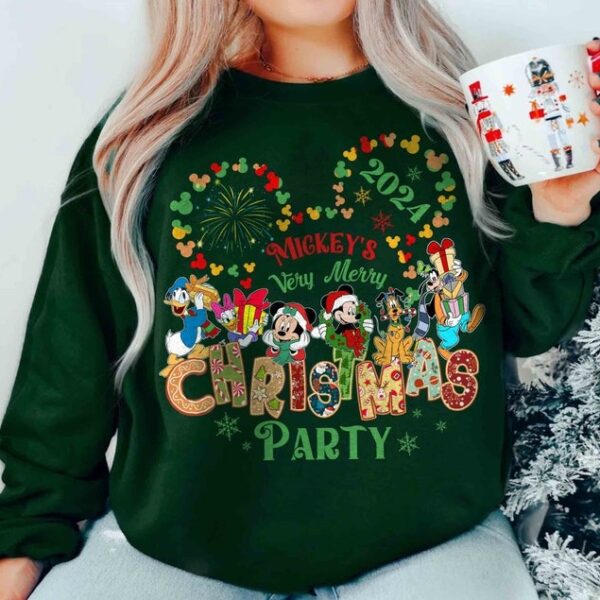 Mickeys Very Merry Christmas Party 2024 Shirt1