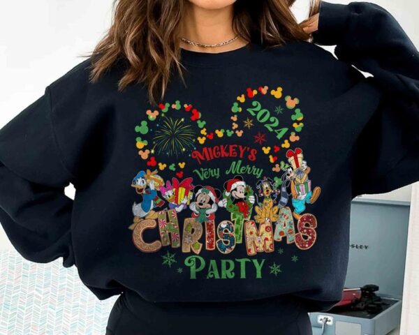 Mickeys Very Merry Christmas Party 2024 Shirt2