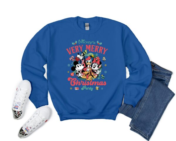 Mickeys Very Merry Christmas Party 2024 Sweatshirt Christmas Family Matching Shirt Mickey Christmas Merry Christmas Disney Christmas 6