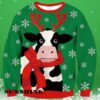 Milk Cow Ugly Christmas Sweater 3 3