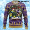 Minion Baltimore Ravens Ugly Christmas Sweater 1 1