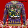 Minion Baltimore Ravens Ugly Christmas Sweater 5 5