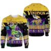 Minnesota Vikings Toilet Ugly Christmas Sweater Grinch 2 2