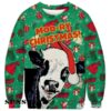 Moo ry Cow Christmas Ugly Sweater 2 2