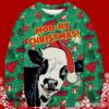 Moo ry Cow Christmas Ugly Sweater 5 5