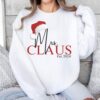 Mr Mrs Santa Claus Matching Couples Christmas Sweatshirt with Custom Established Year Matching Couples Christmas Pajama Couple Gift 2