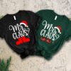 Mrs Claus Mr Claus Couples Santa Shirt Merry Christmas Sweatshirt Mr And Mrs Matching Christmas Sweater Christmas Couple Shirt 3